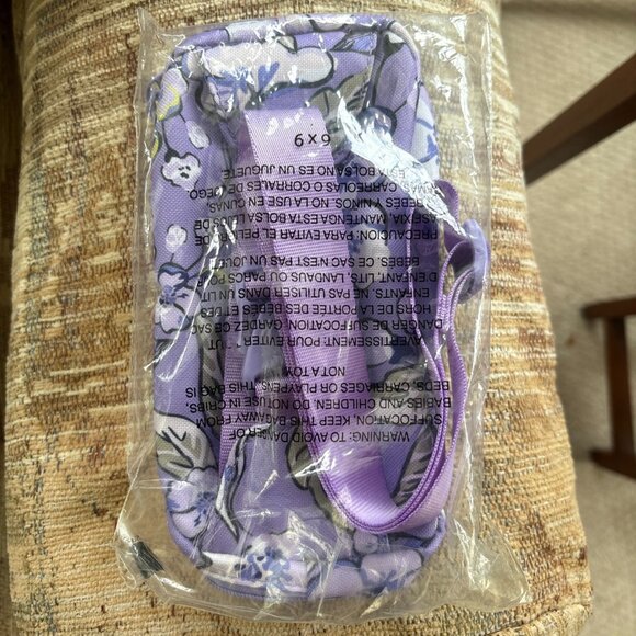 Vera Bradley Lighten Up Wild Roses Lavender Essential Belt Bag Fanny Pack NWT - Picture 4 of 8